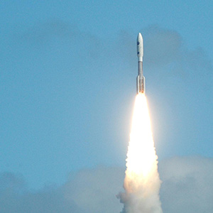 Atlas V rocket carrying the New Horizons spacecraft.