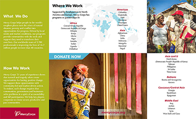 brochure about mercycorps