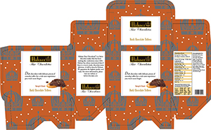 chocolate packaging dark toffees